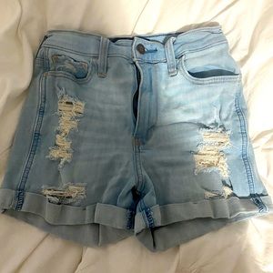 Trendy jean shorts!